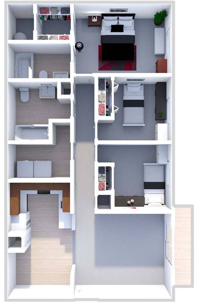 The Magnolia floor plan